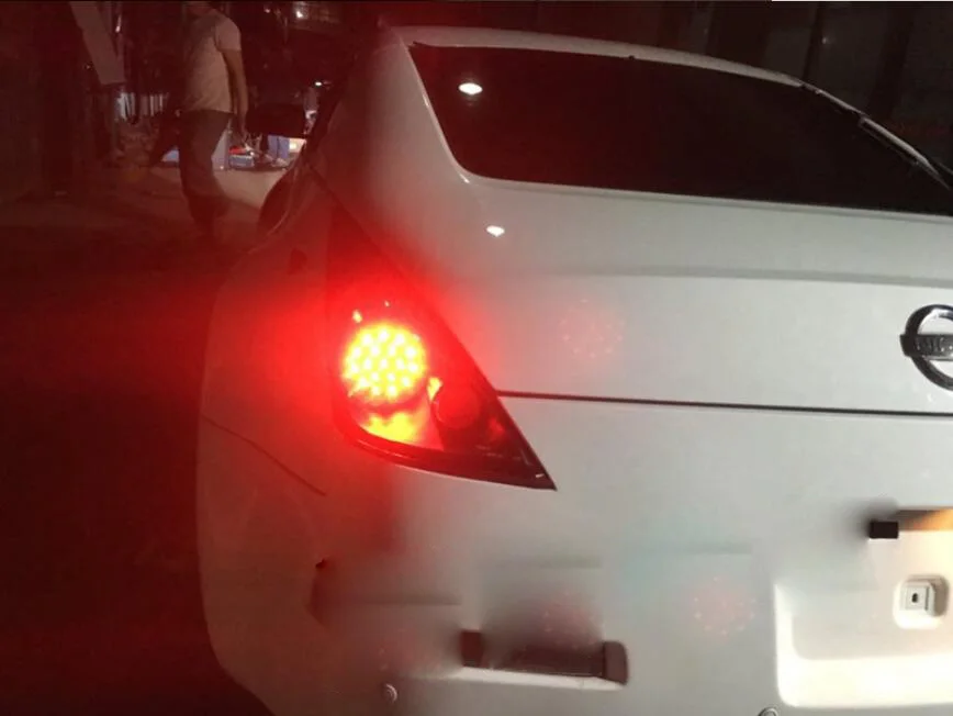 2 шт 2003~ 2008y автомобильный bupmer задний фонарь для Nissan 350Z задний фонарь фары автомобильные аксессуары тайламп для Nissan 350Z задний фонарь