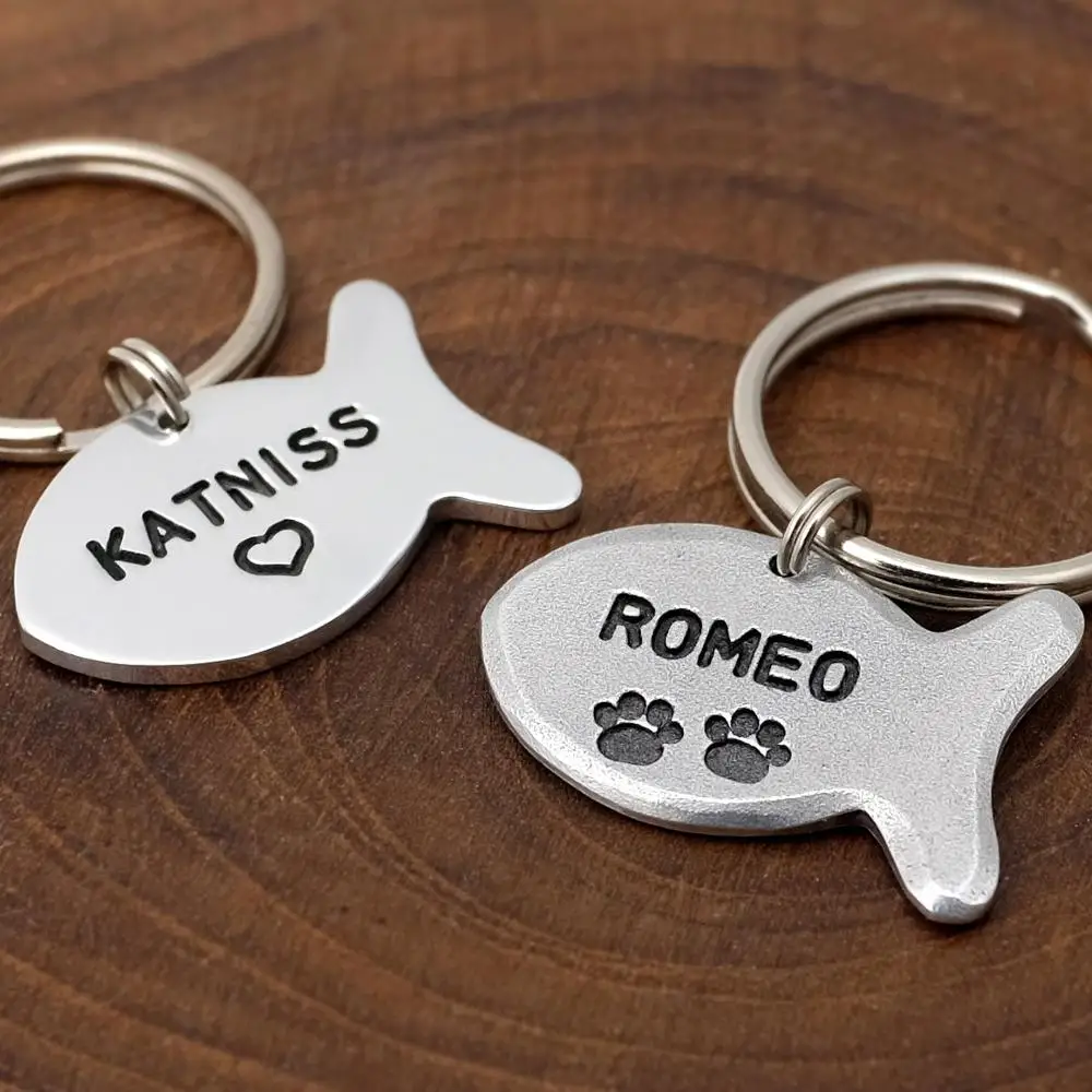 

Personalized Cat Tag,Engraved Cat Tag,Custom Cat Tag,Hand Stamped Cat ID Tag,Kitten Tag,Kitten Tag,Cat Lover Gift