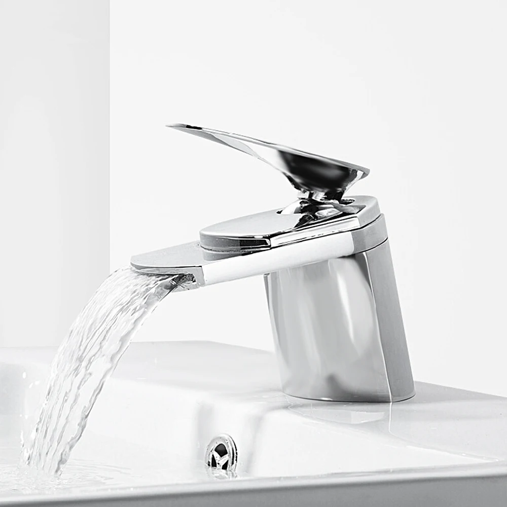 Кран-водопад для ванной латунный Смеситель раковины смеситель комнаты |