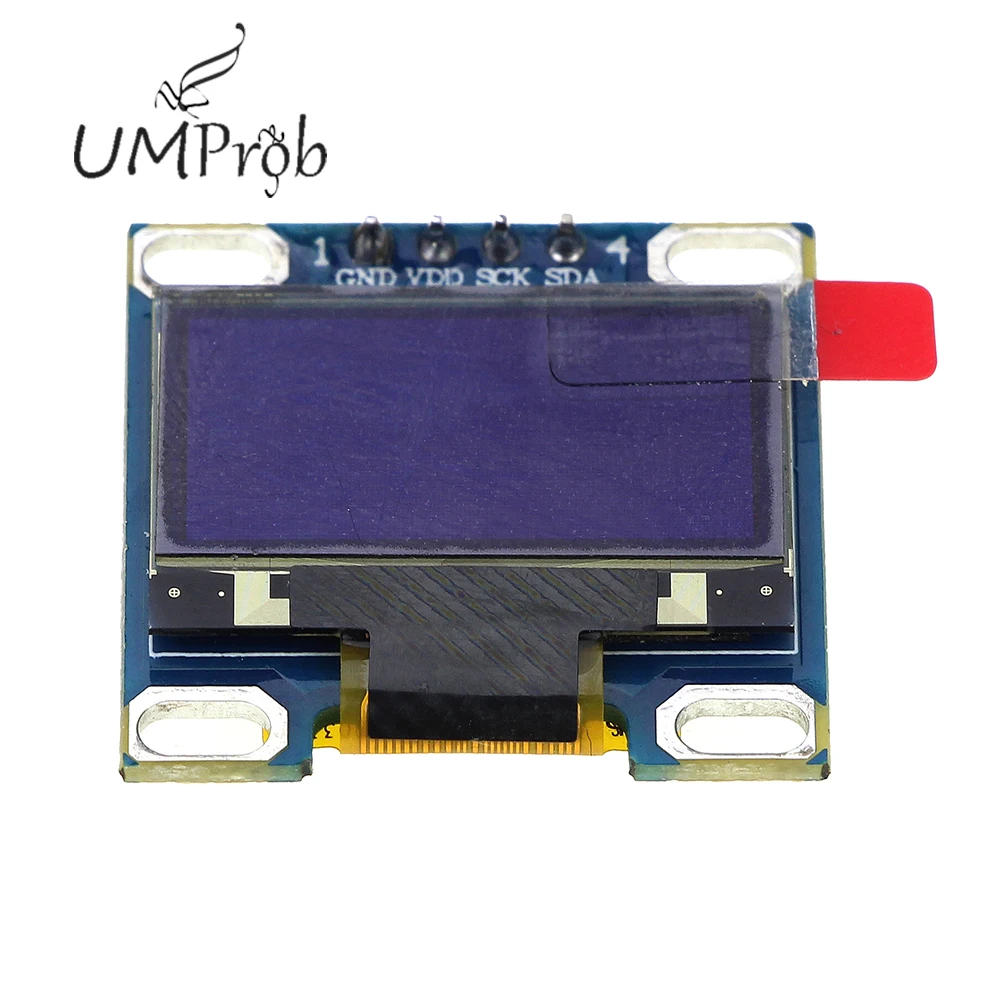 0,96 дюймов IIC Серийный белый OLED дисплей модуль 128X64 IEC SSD1315 12864 плата с ЖК-экраном GND VCC SCL SDA 0,9" для arduino