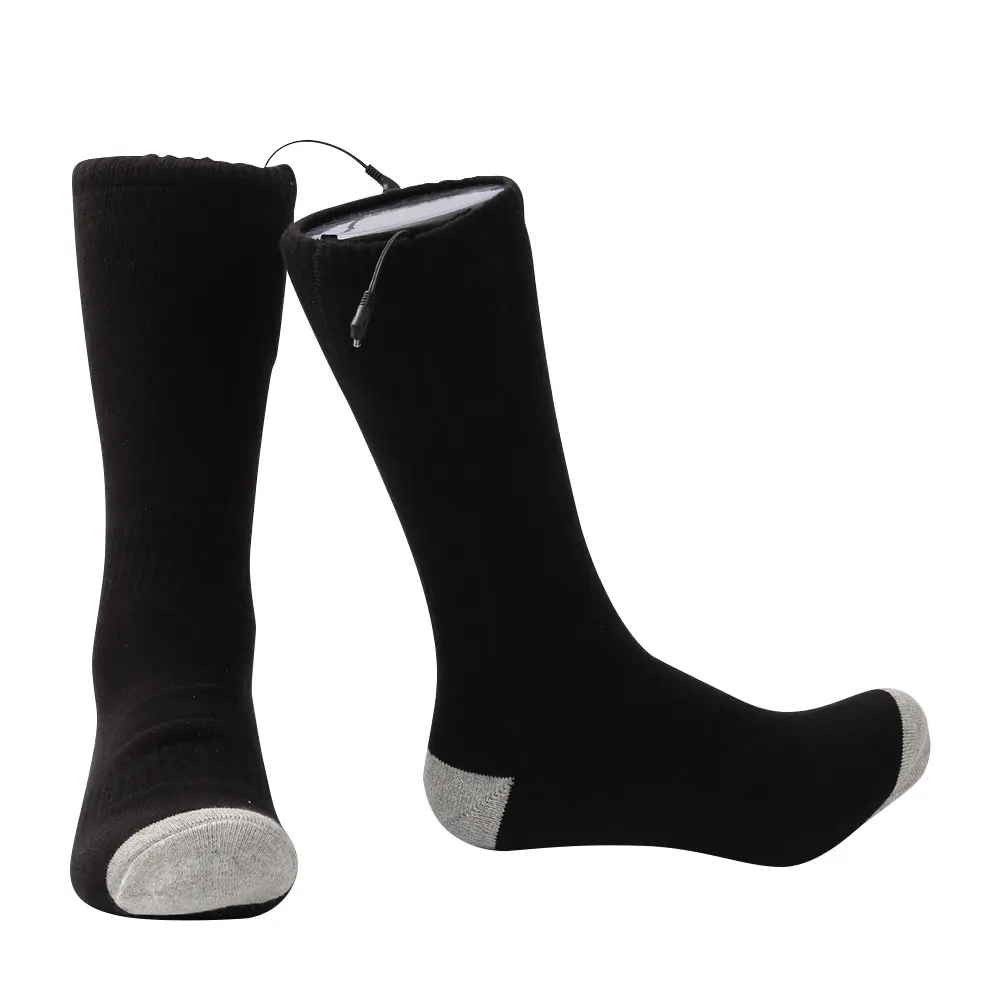 

1 Pair Bicycle Anti-Cold Foot Heated Socks Rechargeable Winter Warm Thermal Socks for Outdoor Skiiing Cycling Accessories