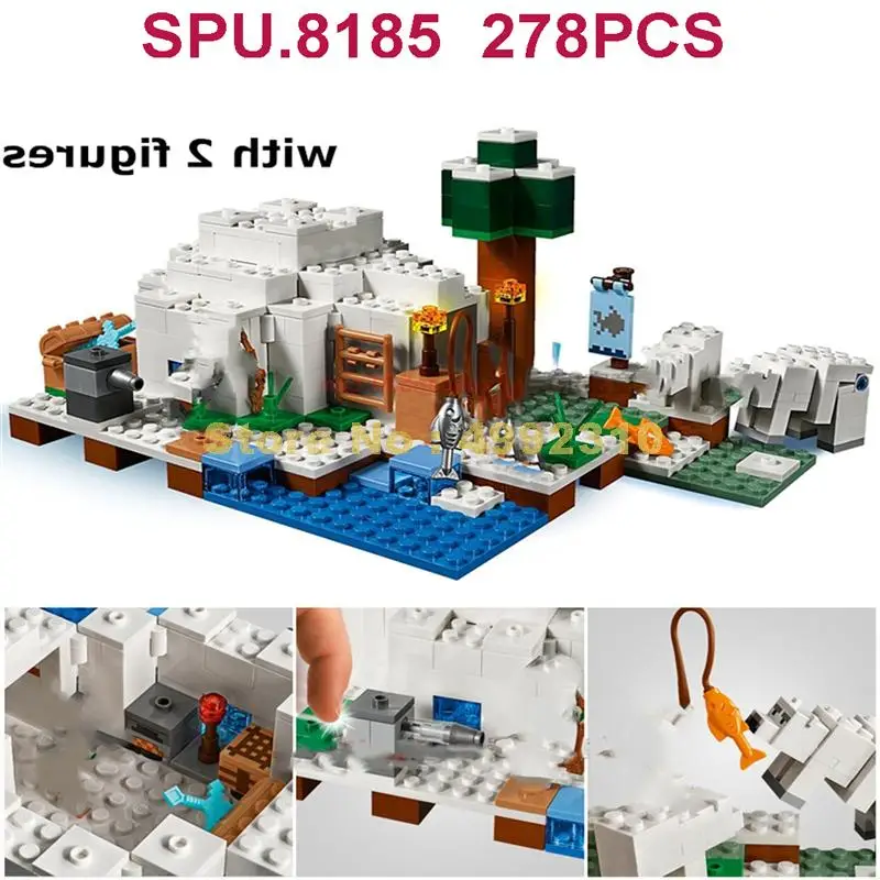 278 шт. игрушечные строительные блоки Мой мир|Блочные конструкторы| |