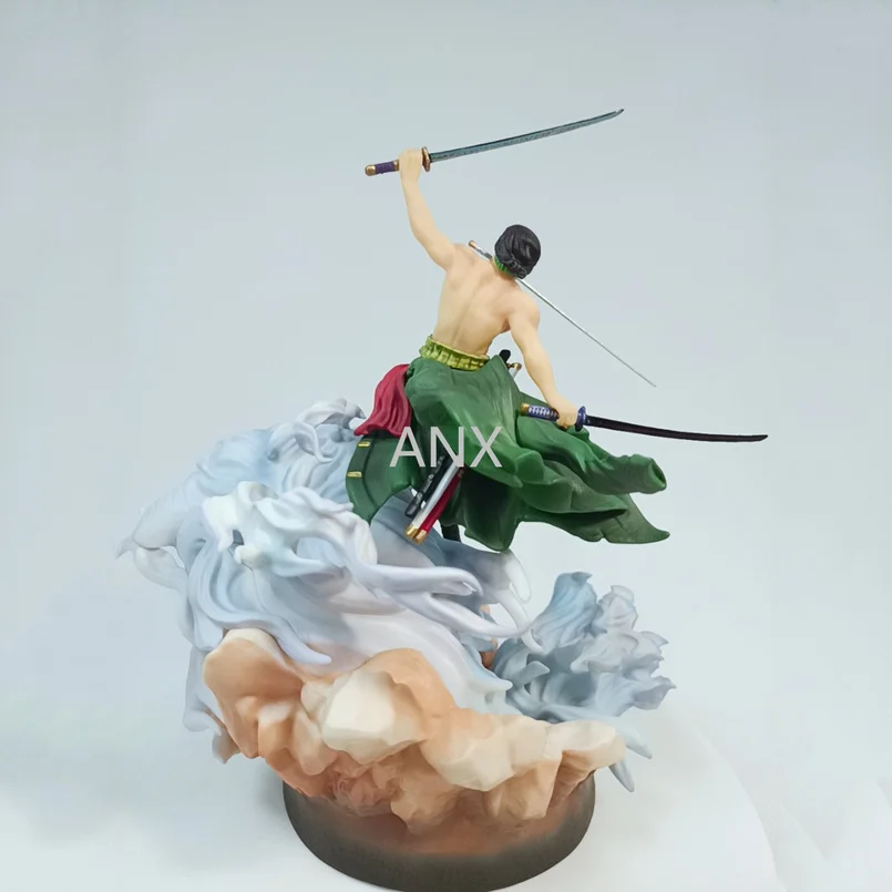 

One Piece Roronoa Zoro Extreme Tiger Hunt Battle Ver. GK Statue PVC Action Figure Santoryu Zoro Figure Collection Model Toy 33cm
