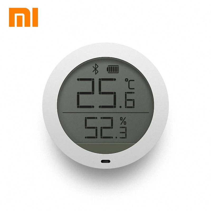 Xiaomi MIjia Bluetooth гигротермограф высокочувствительный Датчик гигрометр термометр ЖК-экран магнитная наклейка - Цвет: 1pcs wenduji