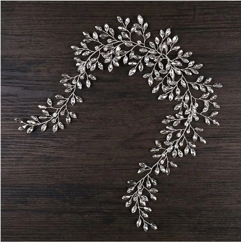 

Винтажные Свадебные аксессуары Стразы серебряного цвета с кристаллами для невесты Свадебные аксессуары