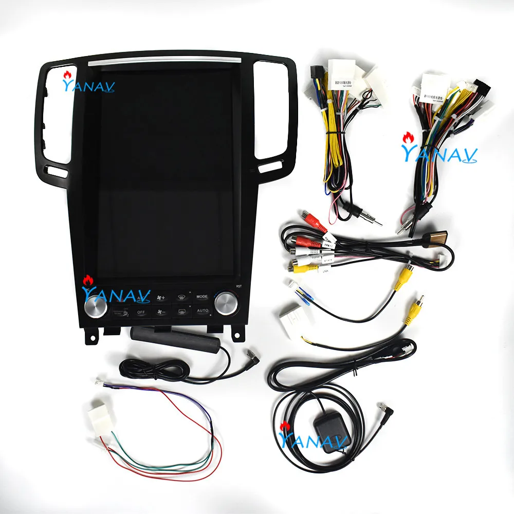 

Car radio Android 2DIN stereo Receiver for-Infiniti G25 G37 2004-2013 vertical screen GPS navigation Tesla multimedia DVD player