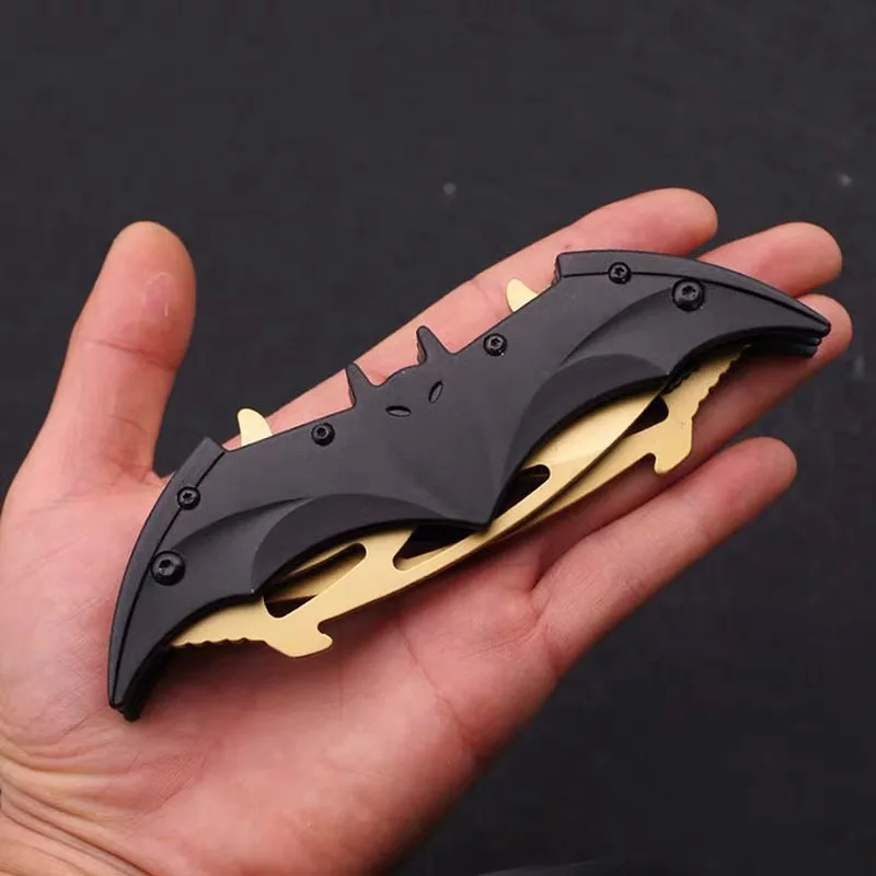 

Bat Utility Knife 440C Stainless Steel Folding Knives Tactical Outdoor Camping Self-defense Survival Tool Hunting Saber Karambit