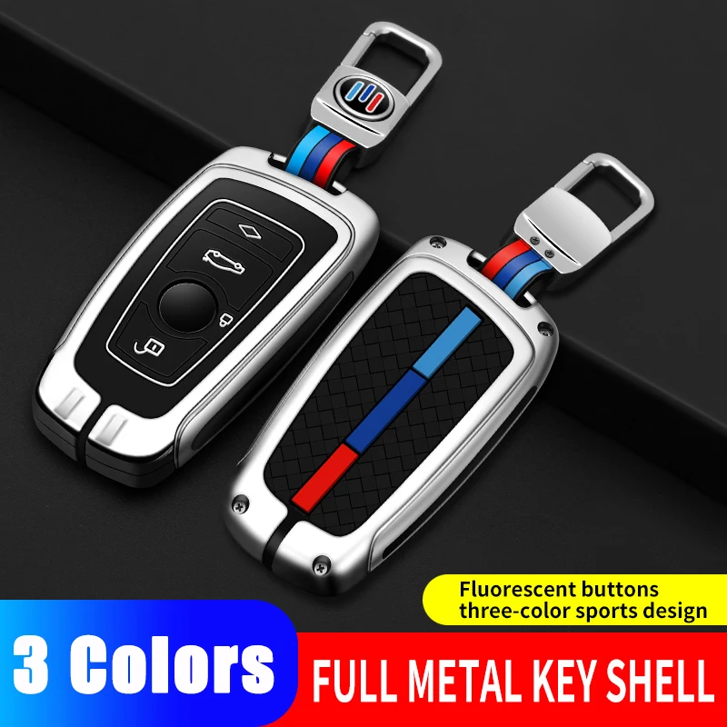 

Car Key Case Cover Key Bag For BMW X1 X3 X4 X5 X6 F20 G20 G30 Accessories Protection Car Styling Holder Rhomboid Shell Keychain