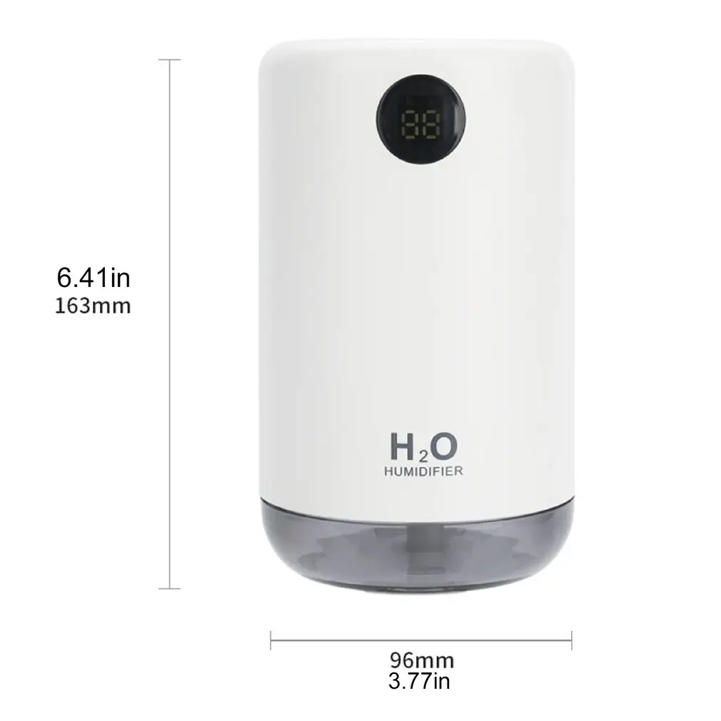 

Portable Mini Spray Misting Diffuser Ultrasonic Rechargeable Humidifier With LED Light Aromatherapy Air Humidifier
