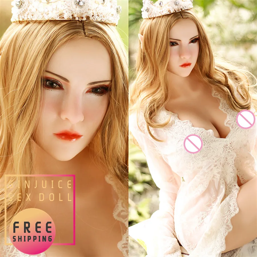 168 см (5 51 фута) Силиконовые Куклы-эльфы для секса мужчин ТПЭ реалистичные светлые