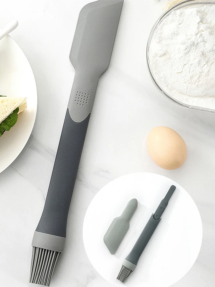 

Silicone Cream Butter Cake Spatula Mixing Batter Scraper Brush Butter Mixer Cake Brushes Kitchen Baking Tool Kitchenware