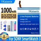 Аккумулятор ykaisсеребрин на 1000 мА  ч для SONY SmartWatch 3 SmartWatch 3 GB-S10-353235-0100 3SAS SWR50 S10 GB-S10 Bateria