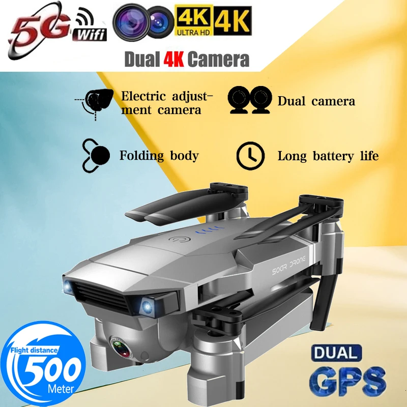 ZLLRC SG907 GPS Дрон с двойной камерой 4K HD широкоугольный анти-тряски WIFI FPV RC