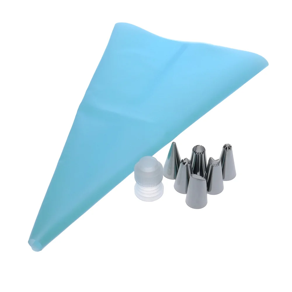 8 шт./компл. силиконовая насадка для айсинга Крем кондитерский мешок + 6