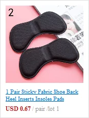 1Pair Self-Adhesive Anti-Slip Shoes Mat Durable High Heel Sole Protector Rubber Pads Cushion Non Slip Insole High Heel Sticker