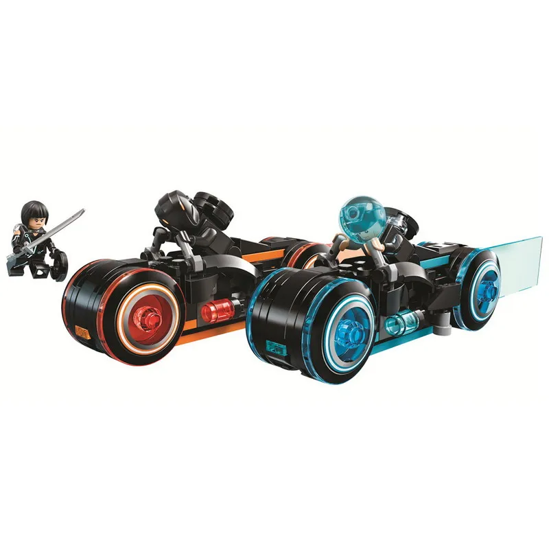 BELA 10881 Ideas TRONS Legacy Light Cycles модель строительных блоков En светильник en экшн Фигурки