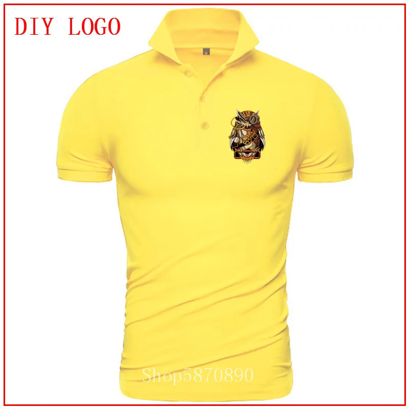 Изящное стимпанк ночное поло с совой Гарри Awesome Owly животное мода 2020 рукав