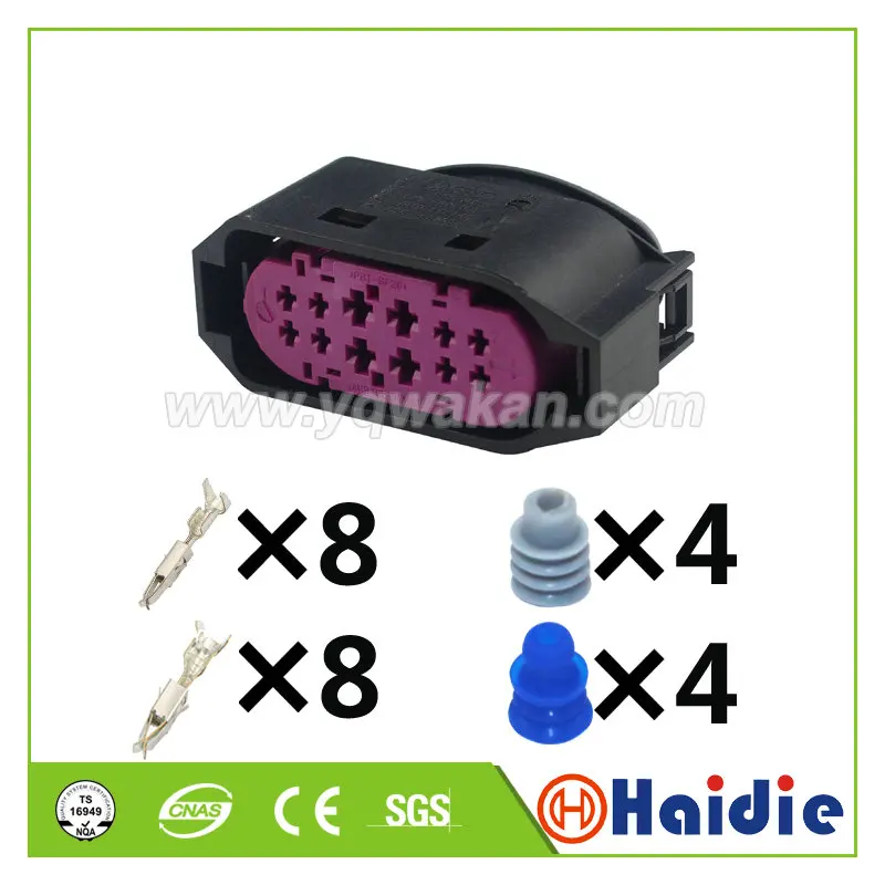 1 компл. Оригинальный 12-контактный Штекерный разъем LCA 1J0 941165 для фары 1J0941165 |