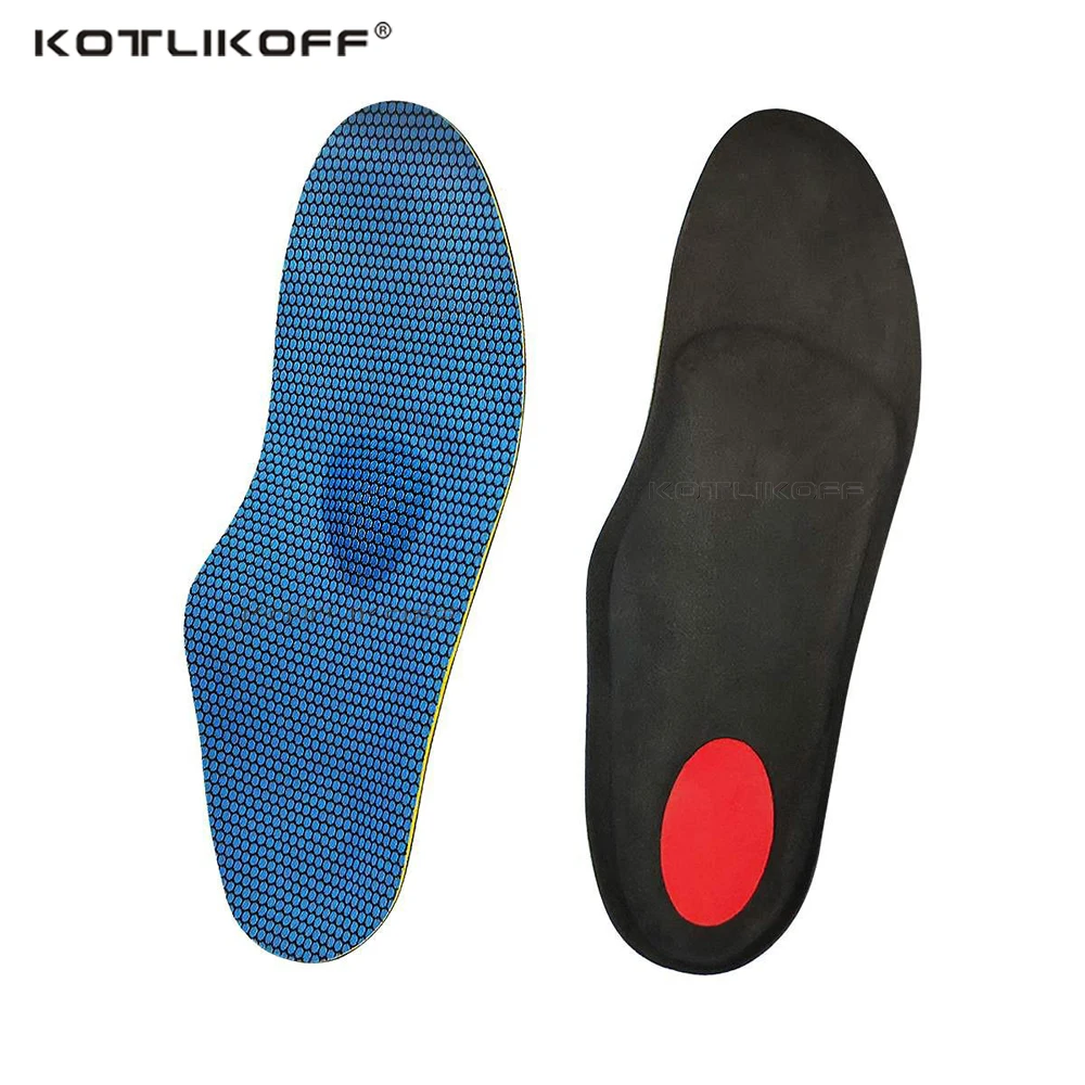 Ортопедические стельки для обуви KOTLIKOFF, стельки для тяжелого плоскостопия, ортопедические стельки для поддержки свода стопы, вставки для боли в пятке, Подошвенный Фасциит для мужчин и женщин