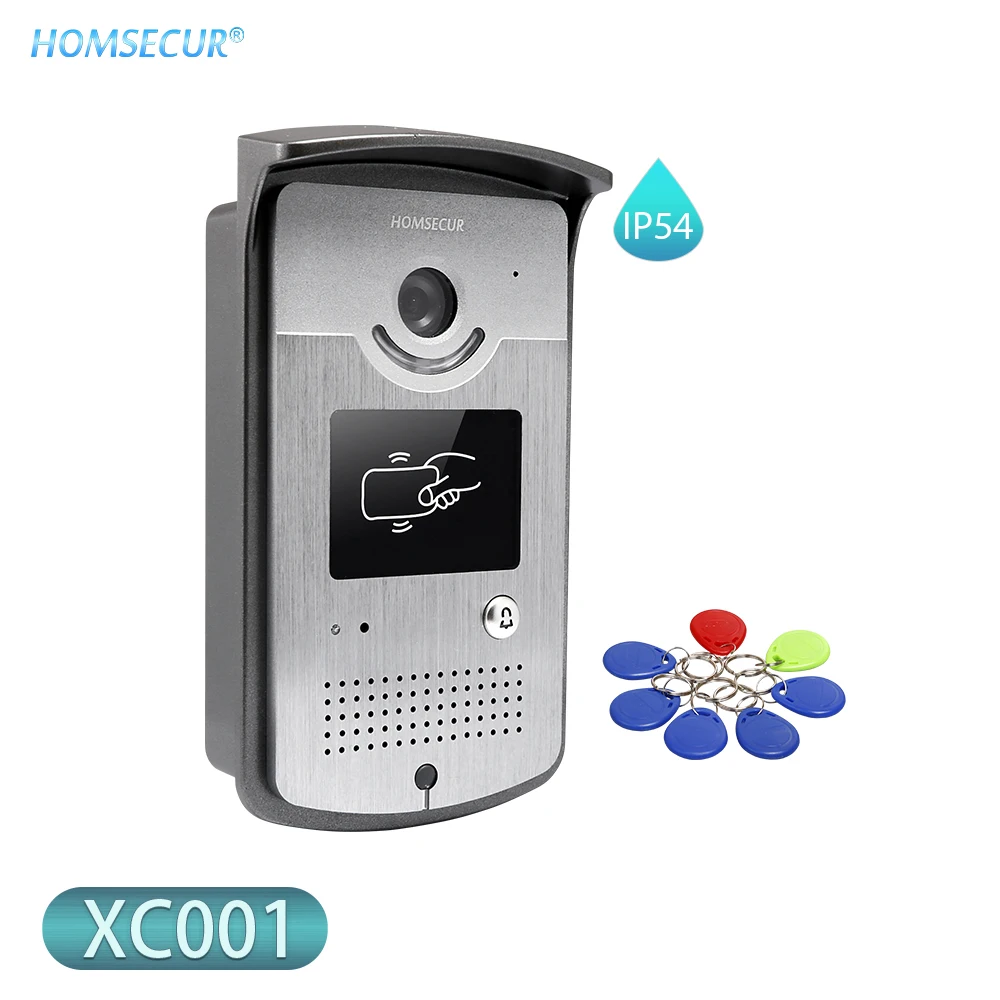 

HOMSECUR 700TVLine IP54 Outdoor Camera XC001 with View Angle 90 Degree For Video Door Phone Doorbell Intercom System