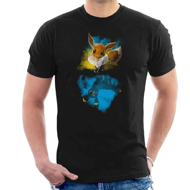Новая забавная Мужская футболка с принтом Eeveelution Umbreon Женская футболка|Мужские