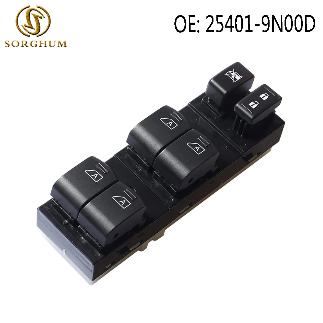 

Master Power Window Switch Front for 2009-2012 Nissan Maxima SV Trim 25401-9N00D