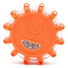 Светодиодный аварийный стробоскосветильник V16 с магнитной основой Предупреждение онарь для дорожного движения, автомобильный маячок, дорожные огни, мигающая Светодиодная лампа