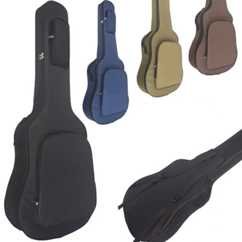 Scione 36 38 40 41 Inch Guitar Bag Carry Case Backpack Oxford Acoustic Folk Guitar Big Bag Cover with Double Shoulder Straps