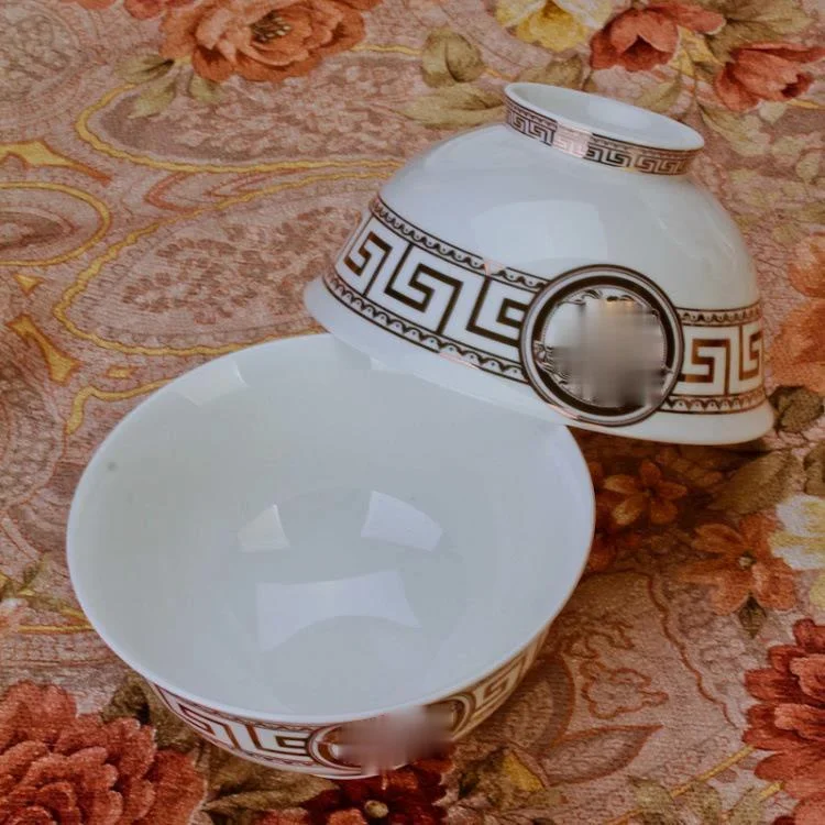 

60 Jingdezhen ceramic dishes set bone porcelain tableware gift dinner plates in Pynombe dinnerware plate