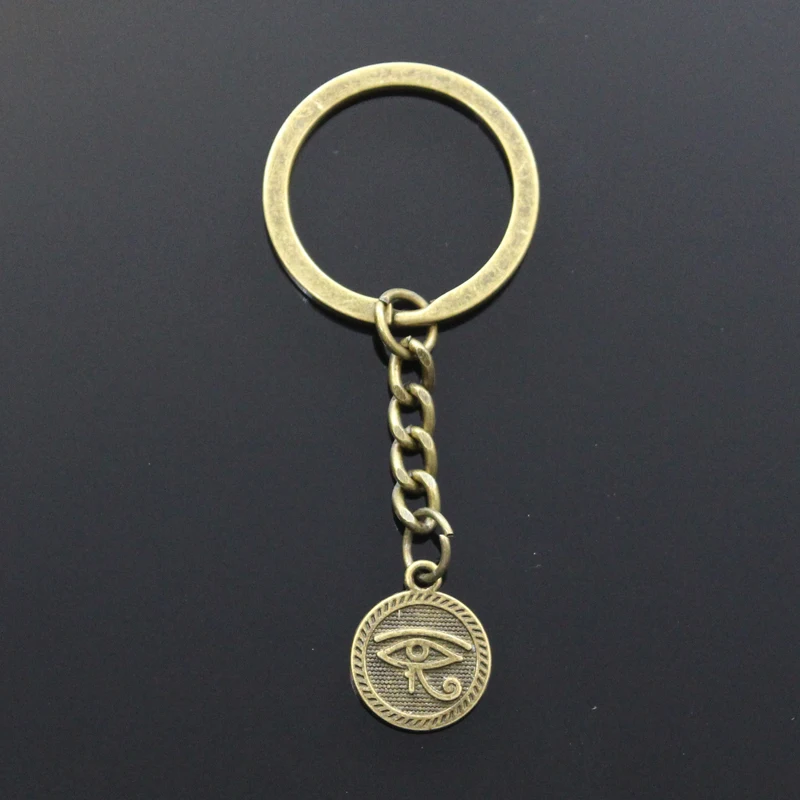 Модный кулон 18x15 мм кольцо для ключей 30 металлическая цепочка бронзовый