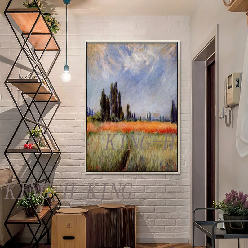 Современное украшение картина маслом воспроизведение холст искусство Клод Моне