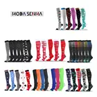 Новые Компрессионные носки Для женщин и мужчин спортивные перелет медсестер Спортивная чулки носки для езды на велосипеде Футбол футбольный носок