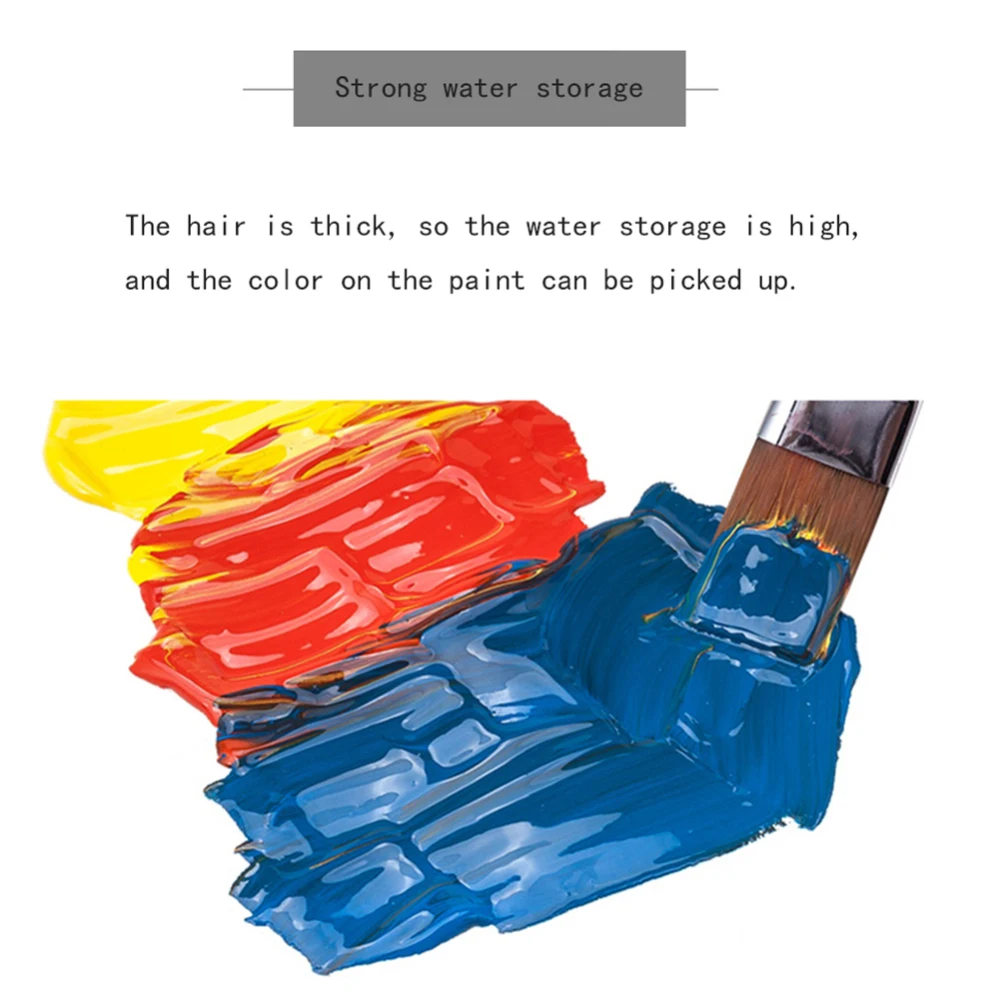 Набор нейлоновых кистей для рисования акварелью 15 шт.|Кисти рисования| |