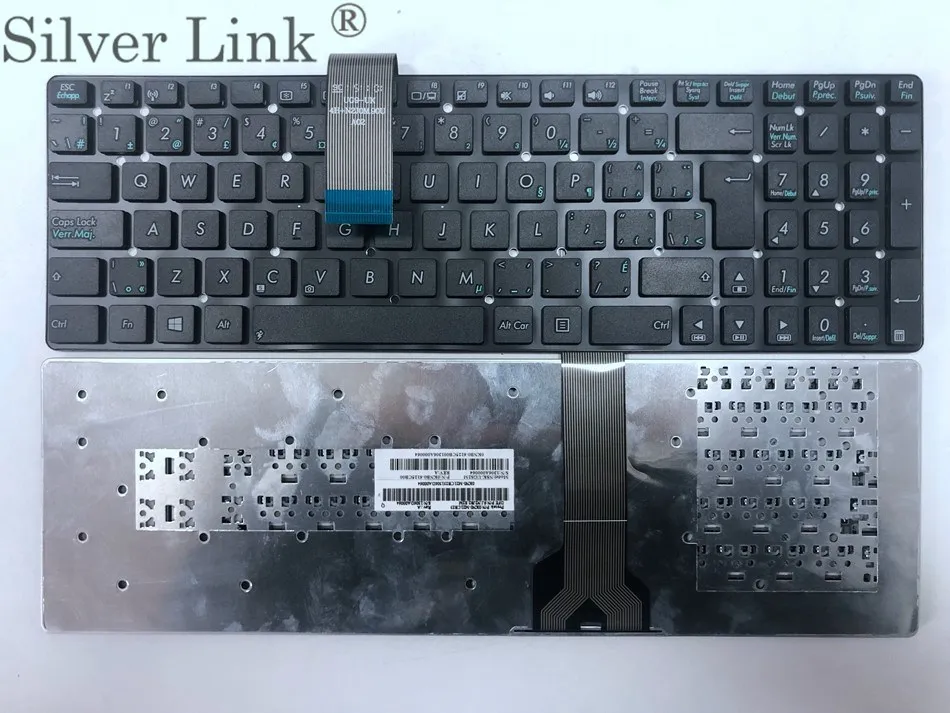 Западные Балканы Бразилия иврит швейцарская клавиатура для ASUS K55V K55 K55A K55VD K55VJ K55VM