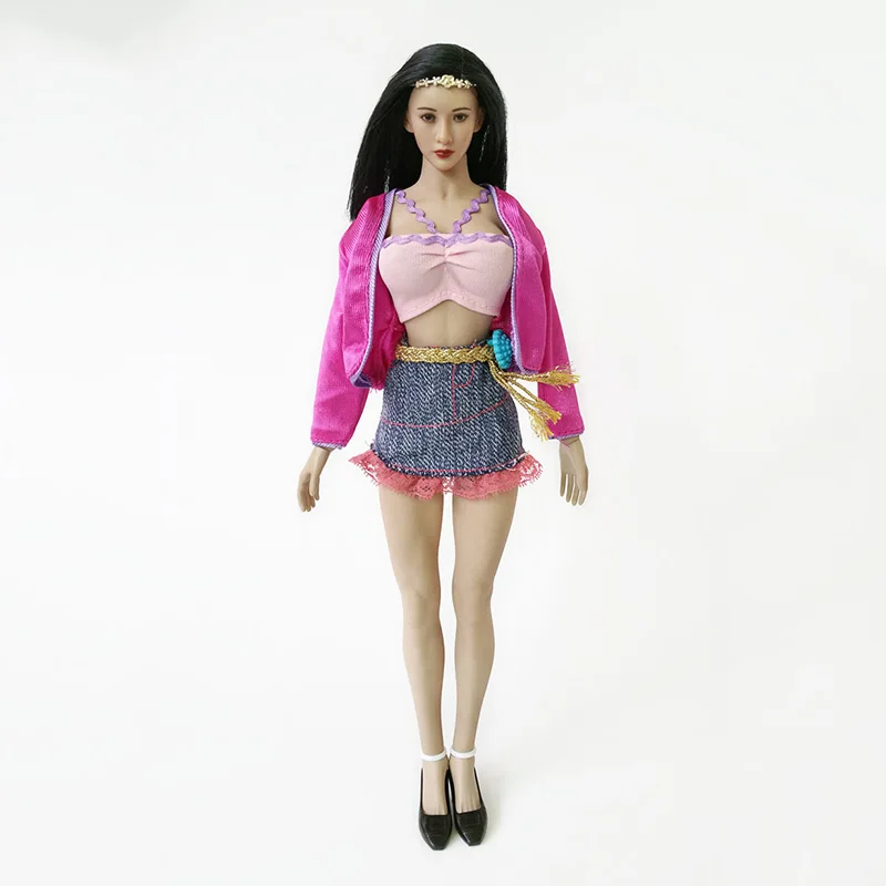 

Масштаб 1/6, женский сексуальный полупрозрачный Топ, Женский соблазнительный облегающий грудь, бикини, подходит для тела PH, для экшн-фигурок ...