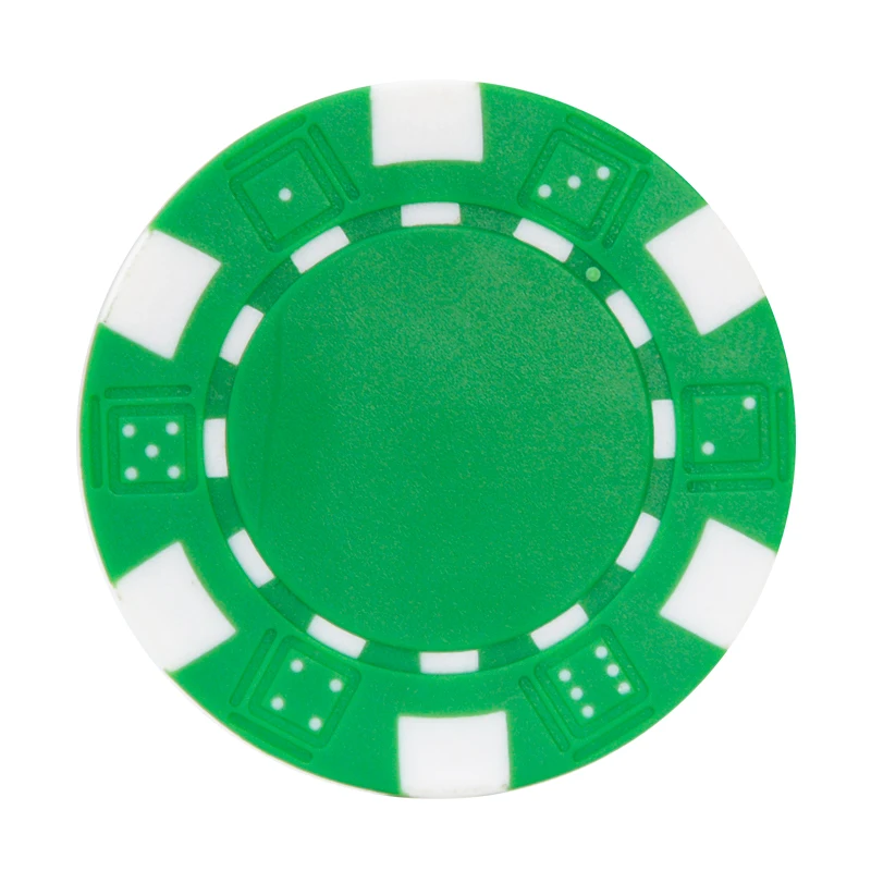 green 10 шт. с фабрики казино ABS+ железо+ глина покер чип Texas Hold'em покер Металлические Монеты черный Джек чипы набор аксессуары для покера - Цвет: green