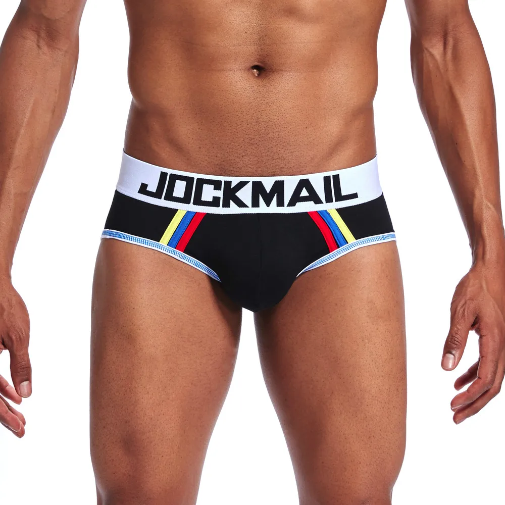 

JOCKMAIL Fashion Mens Cotton Underwear Men Briefs Bulge Sexy Soft Comfortable Underpant male underwear slip underpants man pants