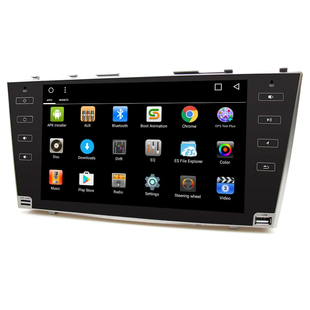 Автомагнитола Eunavi 9 дюймов 1024*600 2 din Android 8 1 GPS стерео для toyota camry 2007 2008 2009 2010 2011 bluetooth