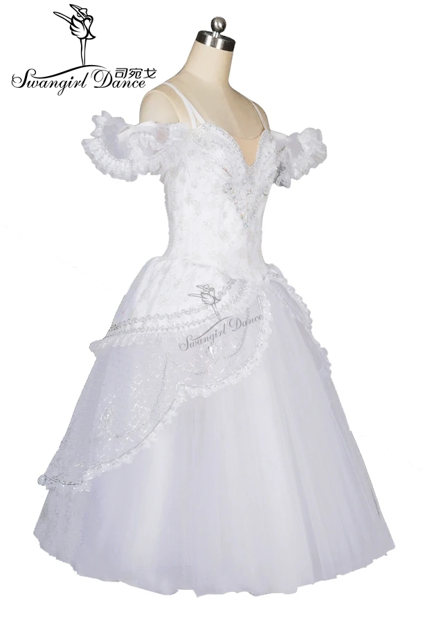 Белое платье пачка для балета с лебедем и озером романтичное девочек балерина