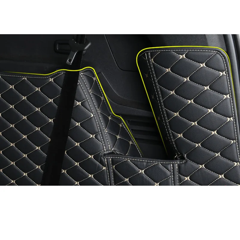 

Lsrtw2017 Leather Car Trunk Mar Cargo Liner for Peugeot 5008 2019 2020 Rug Carpet Interioe Accessories