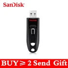 100% Оригинал SanDisk USB флеш-накопитель 16 ГБ 32 ГБ 64 Гб 128 ГБ 256 ГБ CZ48 cel USB стилус флеш-накопитель USB 3,0 memoria USB флешка