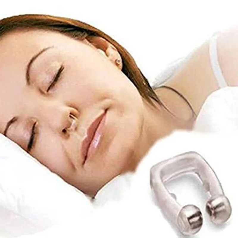 New Silicone gel powerful magnetic rest anti snore snoring nasal stopper therapy sleep aid device bruxismo cpap machine