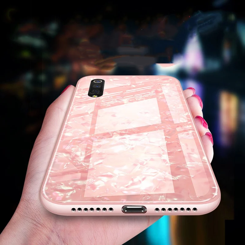 Блестящий чехол из закаленного стекла для Xiaomi mi 9T Pro 9 se 6 8 Lite Жесткий Чехол