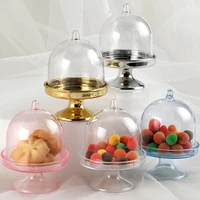 12pcslot mini plastic cupcake stand afternoon tea pastry decoration jewelry display stand candy box