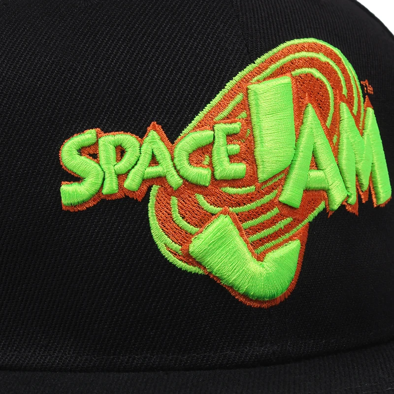 

2021 new SPACE I AM embroidery street tide flat brim hat hip hop snapback cap cotton men's baseball cap women's sun hat