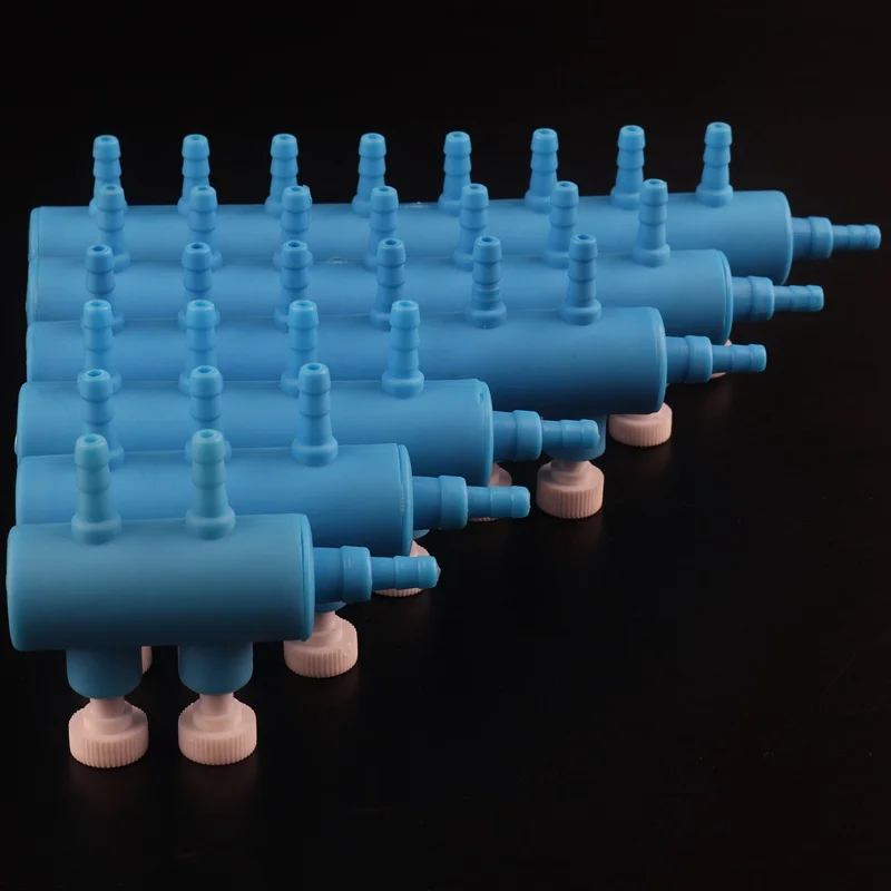 2 ~ 8 головок 4 мм аквариумный воздушный насос садового шланга Кислородный Шланг