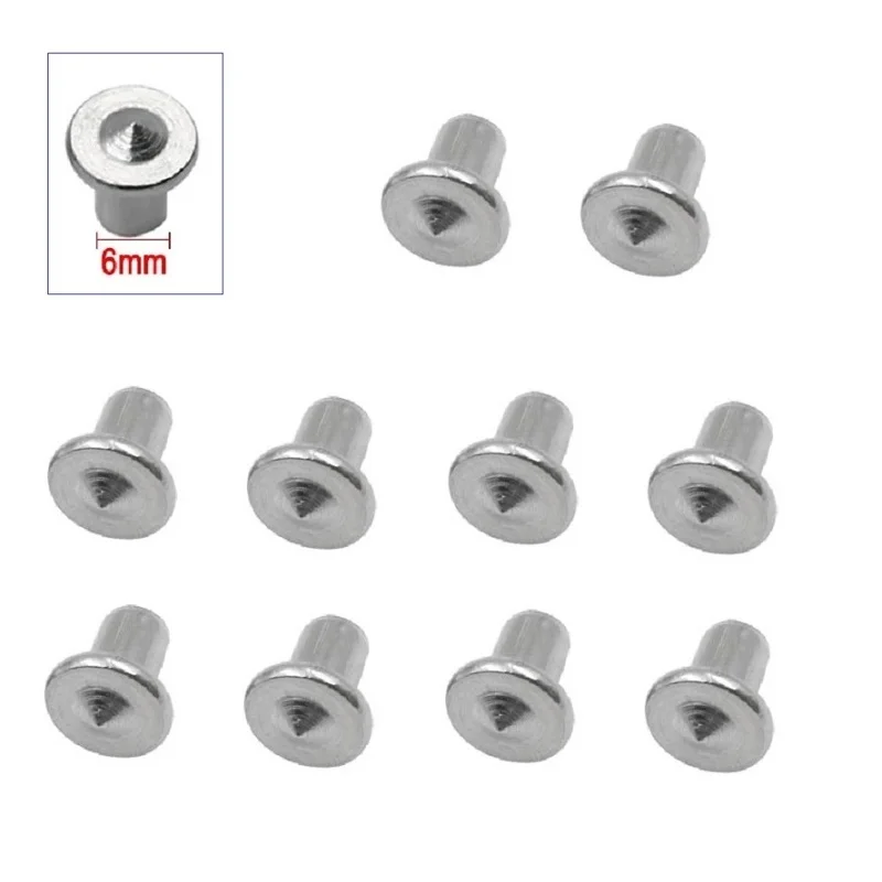 

10Pcs Dowel Centre Point Pins 6/8/10/12mm Wood Timber Marker Hole Tenon Center Woodworking Tenon Center Positioning Pin Dowel