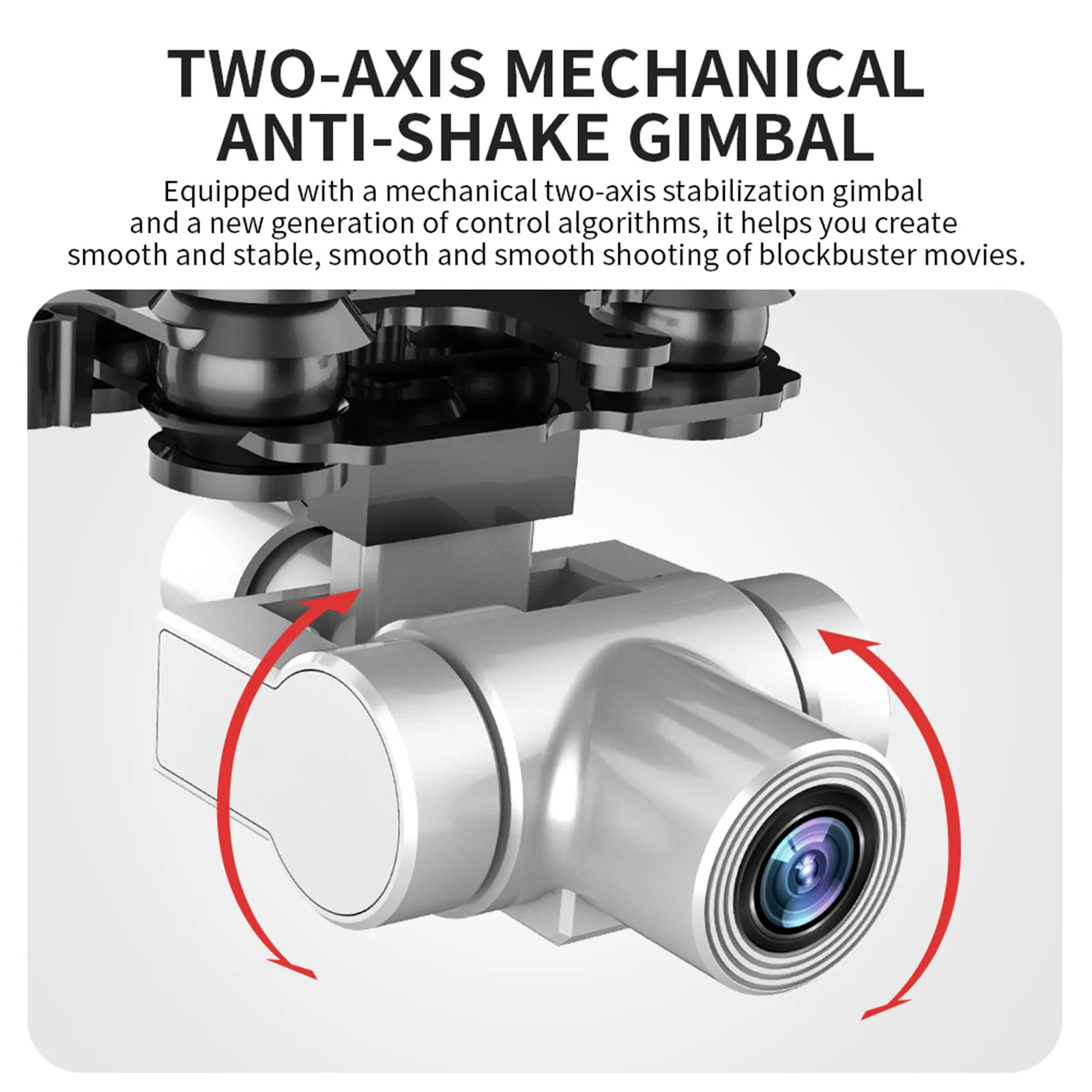 

L106pro Gps Drone 4k Hd Dual Camera 4-axis Gimbal Aerial Photography Brushless Foldable Quadcopter Rc Distance 120m Gifts