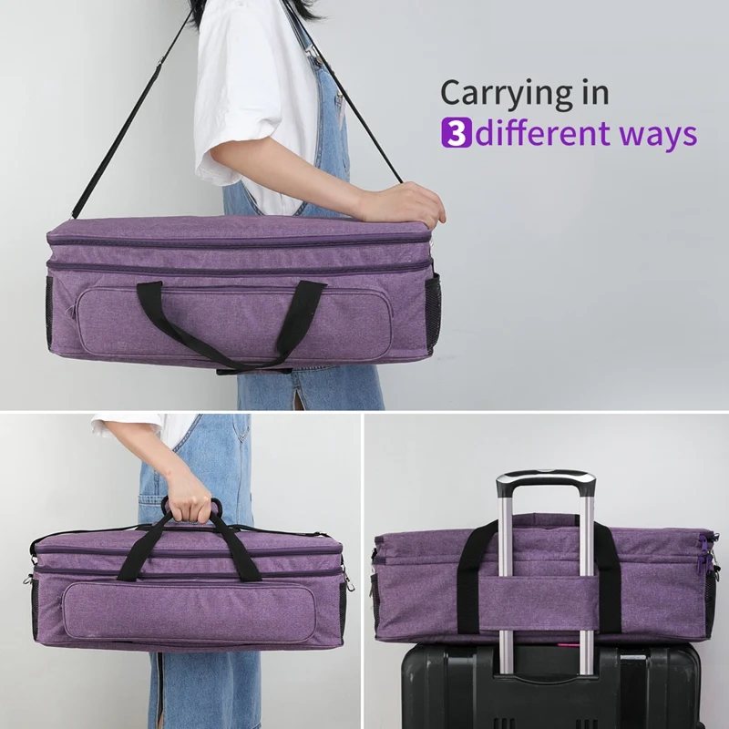 

Foldable Bag Compatible with Cricut Explore Air and Maker, Carrying Bag Compatible with Cricut Explore Air and Supplies