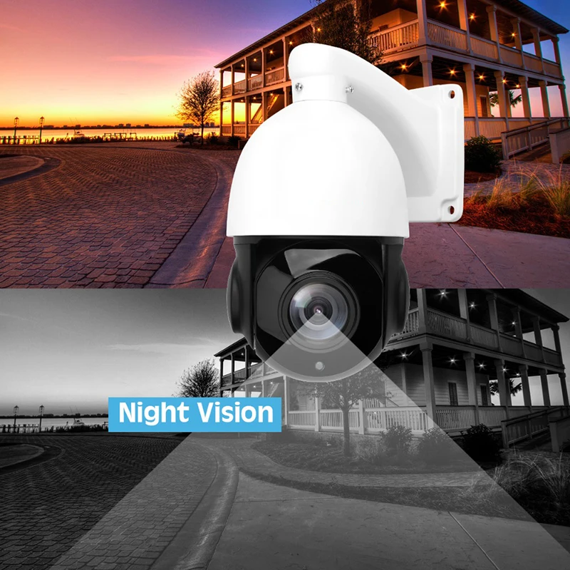 2MP 5MP AHD камеры PTZ Безопасности Камера 1080P 30X Оптический зум 4-в-1 HD TVI/AHD/CVI/CVBS наружного видеонаблюдения, Скорость купол Камера